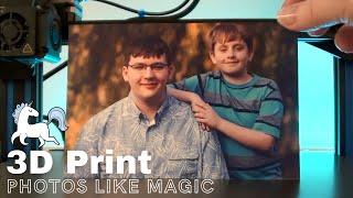 Lithophane Magic 3D Print a Photo [upl. by Liggitt]