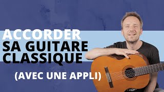 Comment accorder sa Guitare classique avec une application [upl. by Atyekram]