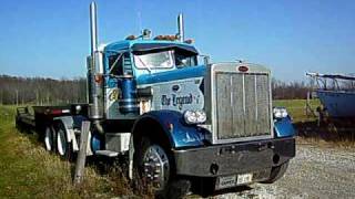 1972 Peterbilt 359M with Caterpillar 1693TA Cold Start Part 1 [upl. by Elleirb198]