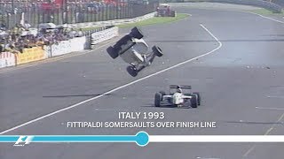 The Most Unusual Crashes in F1 History [upl. by Dlanar509]