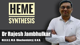 Heme synthesis pathway with mnemonic [upl. by Nehcterg12]