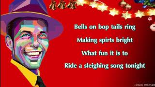 Frank Sinatra  Jingle Bells 🎄Lyrics [upl. by Eneg87]