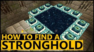 How To Find A STRONGHOLD In Minecraft [upl. by Adeehsar223]