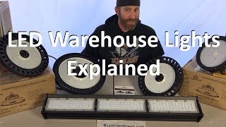 LED Warehouse Lights Explained  Buyers Guide on Warehouse LED Lighting amp LED High Bay Light [upl. by Kliman]