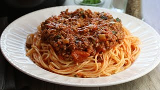 Quick amp Easy Spaghetti Bolognese [upl. by Broddie889]