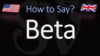 How to Pronounce Beta British Vs American English Pronunciation [upl. by Georgy418]