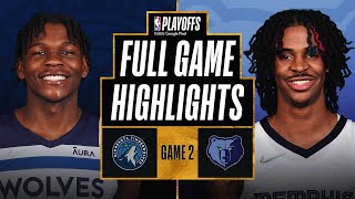 7 TIMBERWOLVES at 2 GRIZZLIES  FULL GAME HIGHLIGHTS  April 19 2022 [upl. by Adnohr]