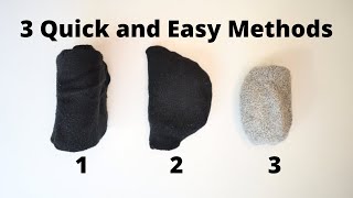 How to Fold No Show Socks And Low Cut Ankle Socks [upl. by Notsecnirp]