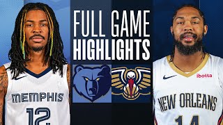 GRIZZLIES at PELICANS  FULL GAME HIGHLIGHTS  December 19 2023 [upl. by Vashtee614]