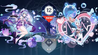 New Spiral Abyss Floor 11 amp 12 Version 54 [upl. by Sinnek]