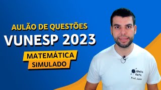 RESOLUÇÃO DE QUESTÕES VUNESP  MATEMÁTICA [upl. by Furr]