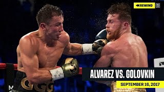 FULL FIGHT  Canelo Alvarez vs Gennadiy quotGGGquot Golovkin DAZN REWIND [upl. by Ilam]