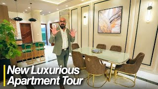 KARACHI MOST LUXURIOUS APARTMENT TOUR  Junaid Akram [upl. by Clite]