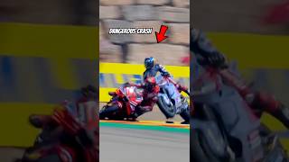 Pecco Bagnaia VS Alex Marquez CRASH [upl. by Ramsa51]