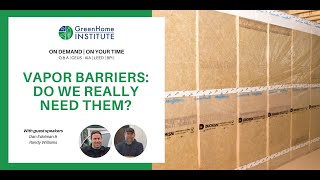 Vapor Barriers Do we REALLY need them [upl. by Emolas]