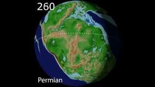 Plate Tectonics amp Paleogeography as Viewed from Space  Scotese Animation [upl. by Lewak604]