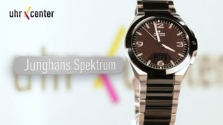 Junghans 018112044 Spektrum Mega Solar Funkuhr [upl. by Ecinert961]