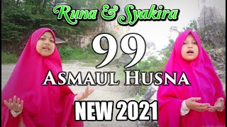 99 ASMAULHUSNA NEW 2021 Runa amp Syakira  Official Music Video [upl. by Erdnaed]