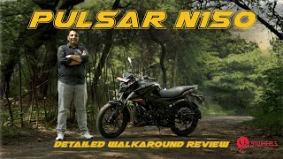 2023 Bajaj Pulsar N150 Most Detailed Walkaround Review in Hindi [upl. by Rhyner]