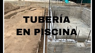 ✅COMO INSTALAR TUBERÍA PARA PISCINA  paso a paso [upl. by Hersh]