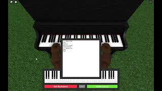 Erika Roblox piano sheets easy version Read pinned comment [upl. by Eniamahs]