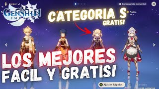 LOS MEJORES PERSONAJES GRATIS  GENSHIN IMPACT  COMO CONSEGUIR PERSONAJES RAPIDO  RidoMeyer [upl. by Parik]