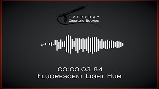 Fluorescent Light Hum  HQ Sound Effect [upl. by Iago]