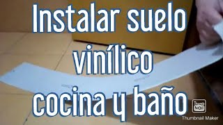 ✅ Como instalar suelo vinilico [upl. by Aicilegna]