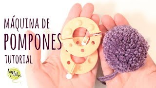 TIPS Cómo usar la máquina para hacer pompones [upl. by Nedarb]