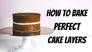 5 Tips for Perfectly Even Cake Layers [upl. by Slerahc]