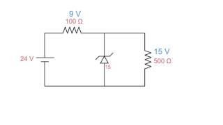 Zener as a voltage regulator [upl. by Ijar]