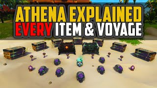 Sea of Thieves Athena Explained EVERY Item amp Voyage [upl. by Sinnelg]