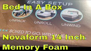 Novaform 14 Comfort Grande Queen Memory FoamBed In A Box [upl. by Hsivat]