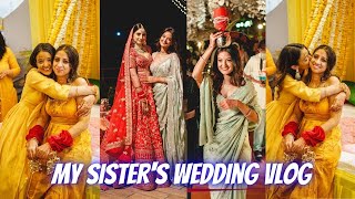 Sisters Shaadi  Haldi amp shaadi vlog 3 [upl. by Urana]