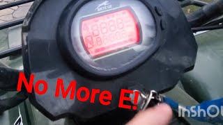 Fixing the E Code on my 14 Arctic Cat 500 EFI [upl. by Lucina]