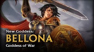 SMITE  God Reveal Bellona Goddess of War [upl. by Werdnael]