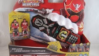 Deluxe Legendary Morpher Review Power Rangers Super Megaforce [upl. by Retsof]