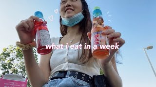 what i eat in a week part 2 korean food  realistic [upl. by Elleirbag]