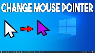 How To Change Mouse Pointer Color and Size in Windows 10 [upl. by Haidabej]