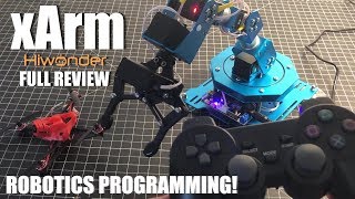 Hiwonder xArm 6DOF Programmable Robotic Arm [upl. by Epoh22]