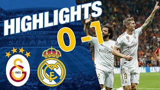 HIGHLIGHTS  Galatasaray 01 Real Madrid [upl. by Filipe]