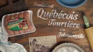 Québec  Traditional Québécois Tourtière à la Johnsonville [upl. by Decato]