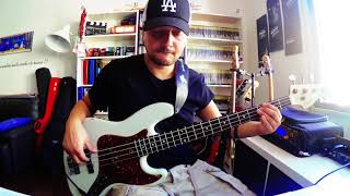 Una Giornata Uggiosa  Lucio Battisti Bass Cover [upl. by Thilda]