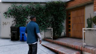 What Happens When You Enter Franklins House Too Soon in GTA V [upl. by Ettigirb]