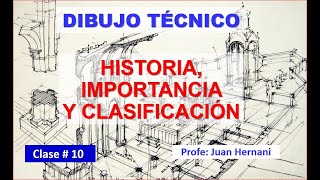 Clase 10 Historia importancia y clasificación del Dibujo Técnico [upl. by Nilo]