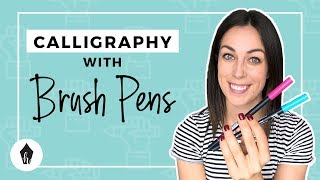 Beginners Guide To Using Brush Pens for Modern Calligraphy [upl. by Onitram]