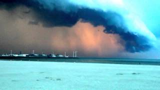 storm op strand aan zee Knokke 05082013 [upl. by Aika423]