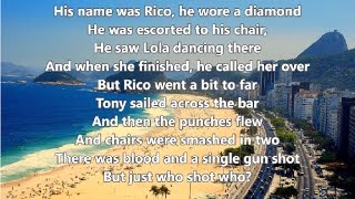 Copacabana  Barry Manilow  Lyrics [upl. by Yellehs]