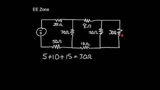 DC Seriesparallel Circuit Total Resistance [upl. by Dranyl252]