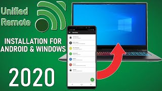 Unified Remote Installation Guide on Android and Windows 2020 [upl. by Aralk603]